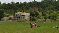 Landing at the House